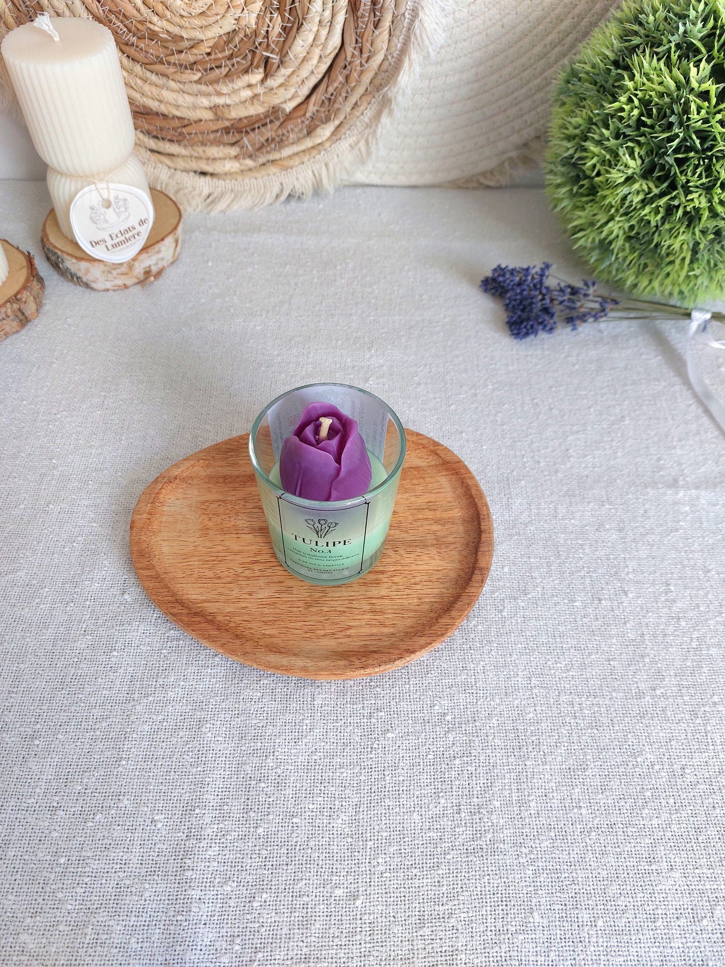 Bougie Petit Format Tulipe