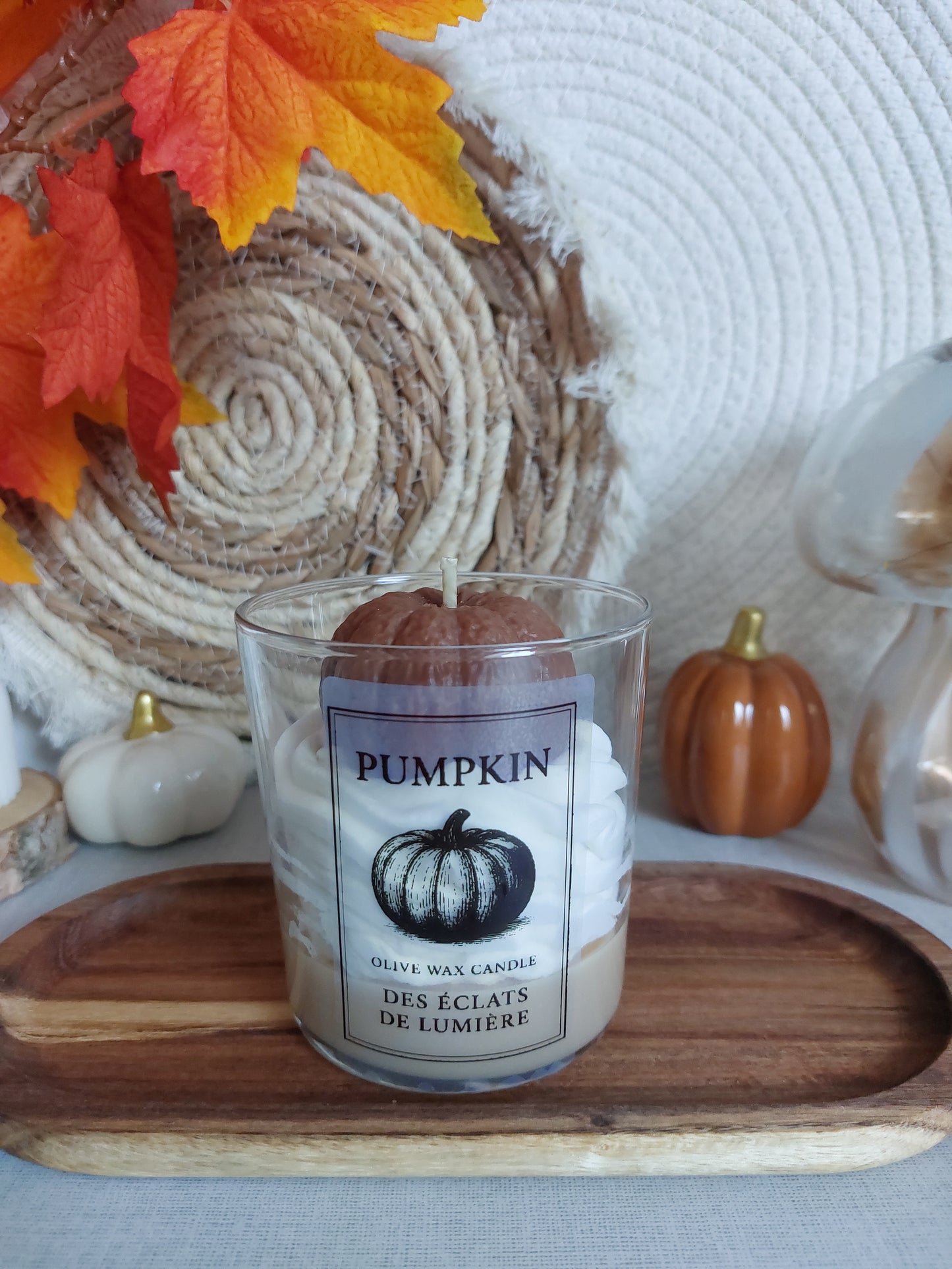 Bougie Grand format Pumpkin gourmande