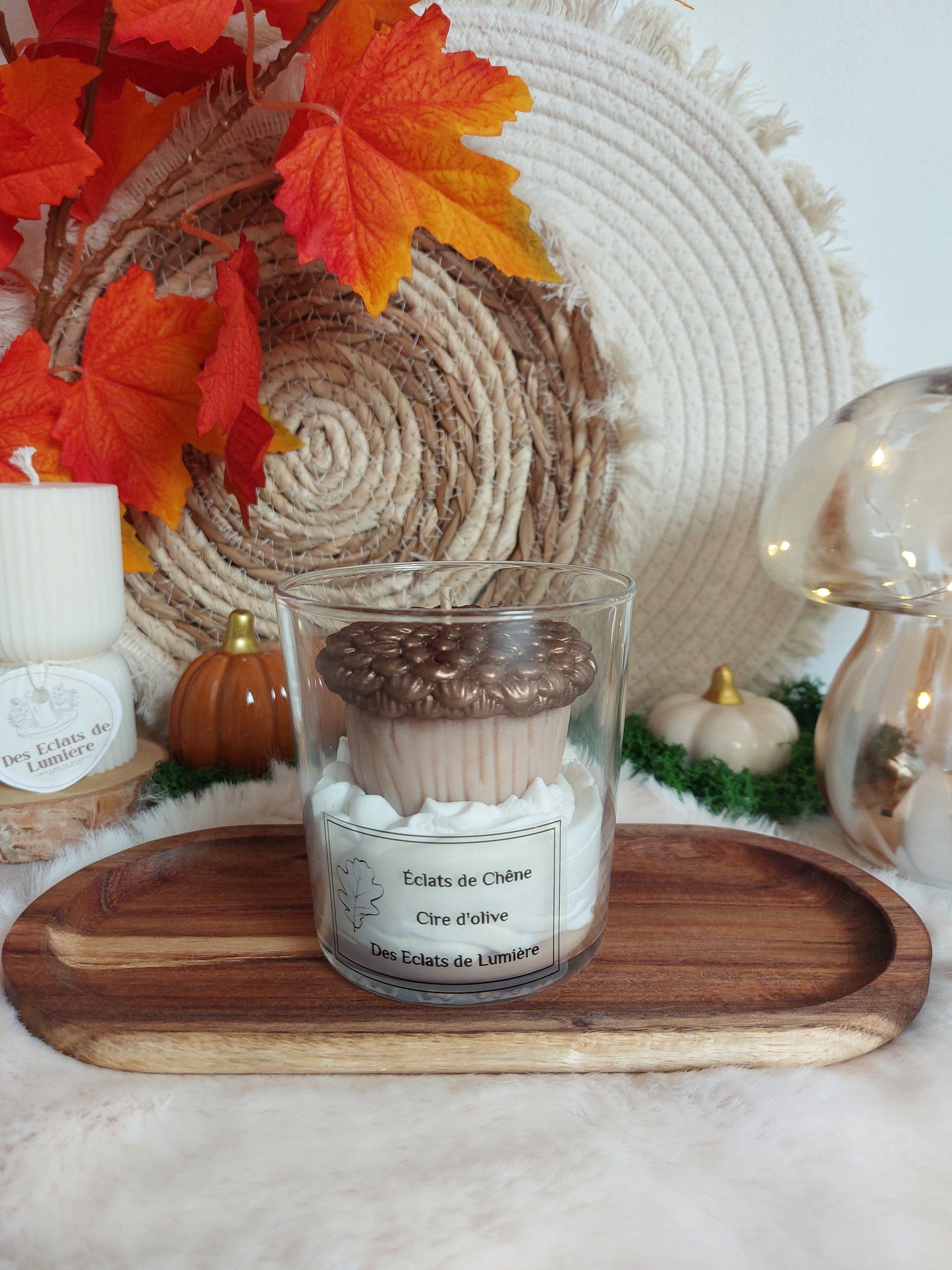 Bougie grand format Eclats de Chene gourmand