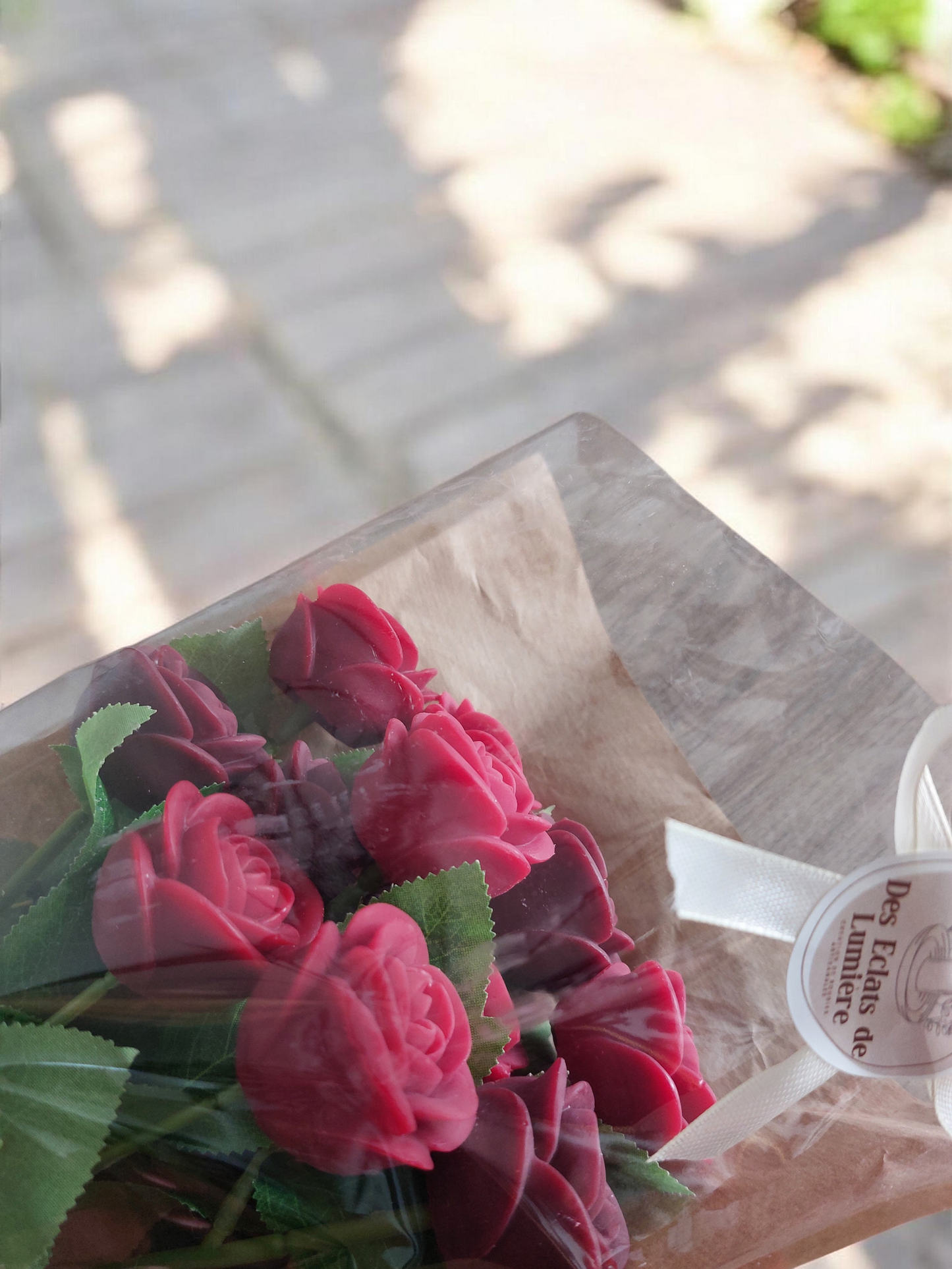 Bouquet de fleurs sur tige