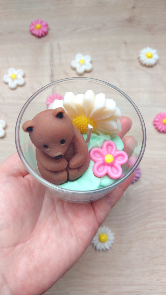Bougie Ours printemps