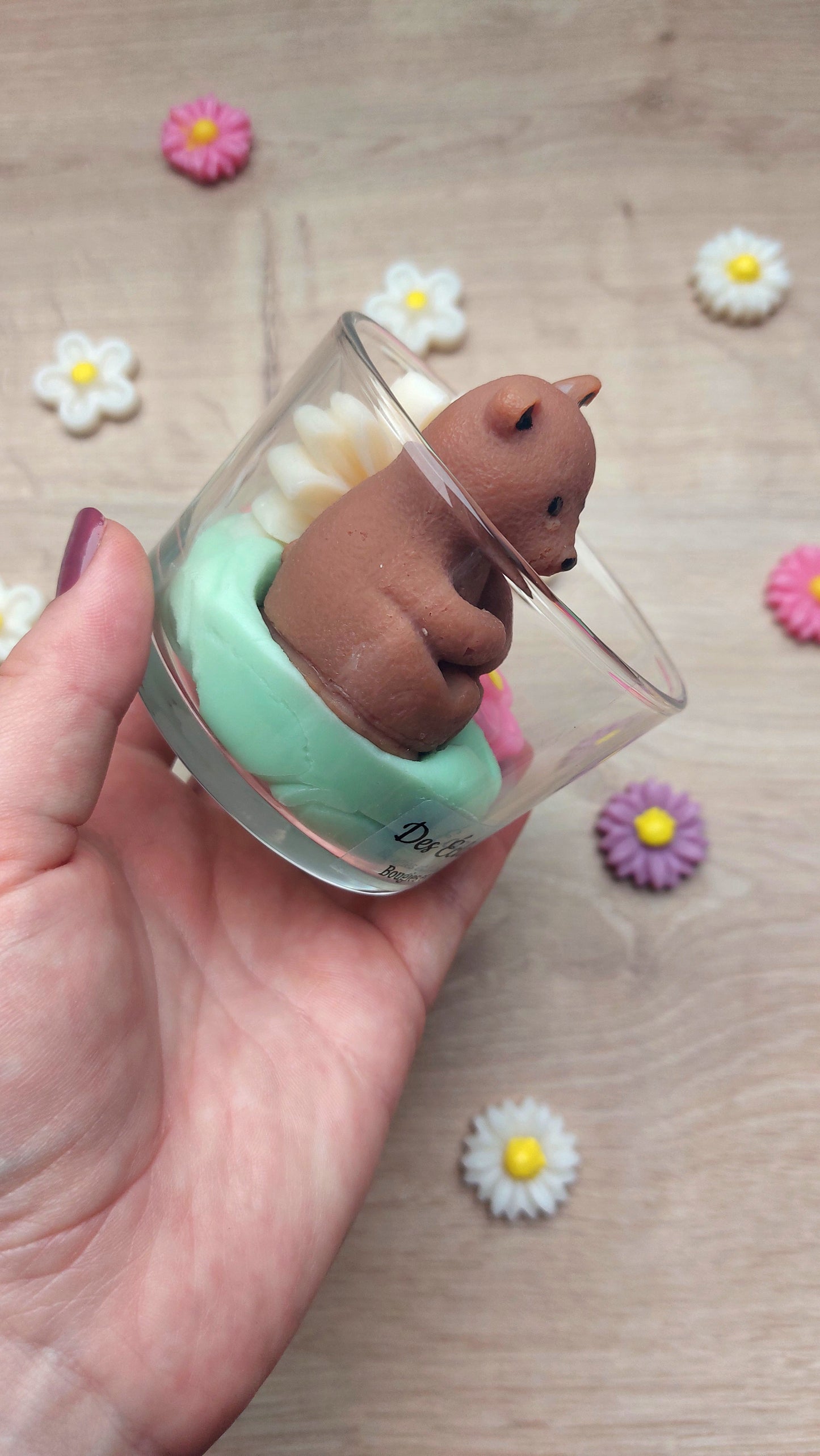 Bougie Ours printemps