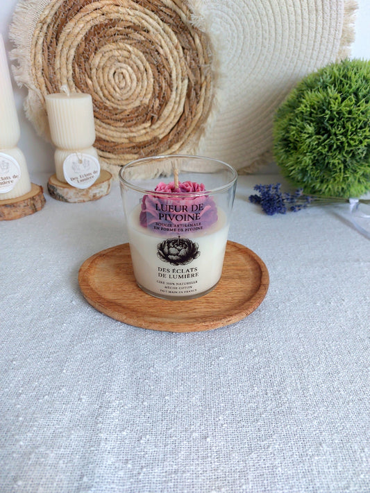 Bougie Grand Format Lueur de Pivoine