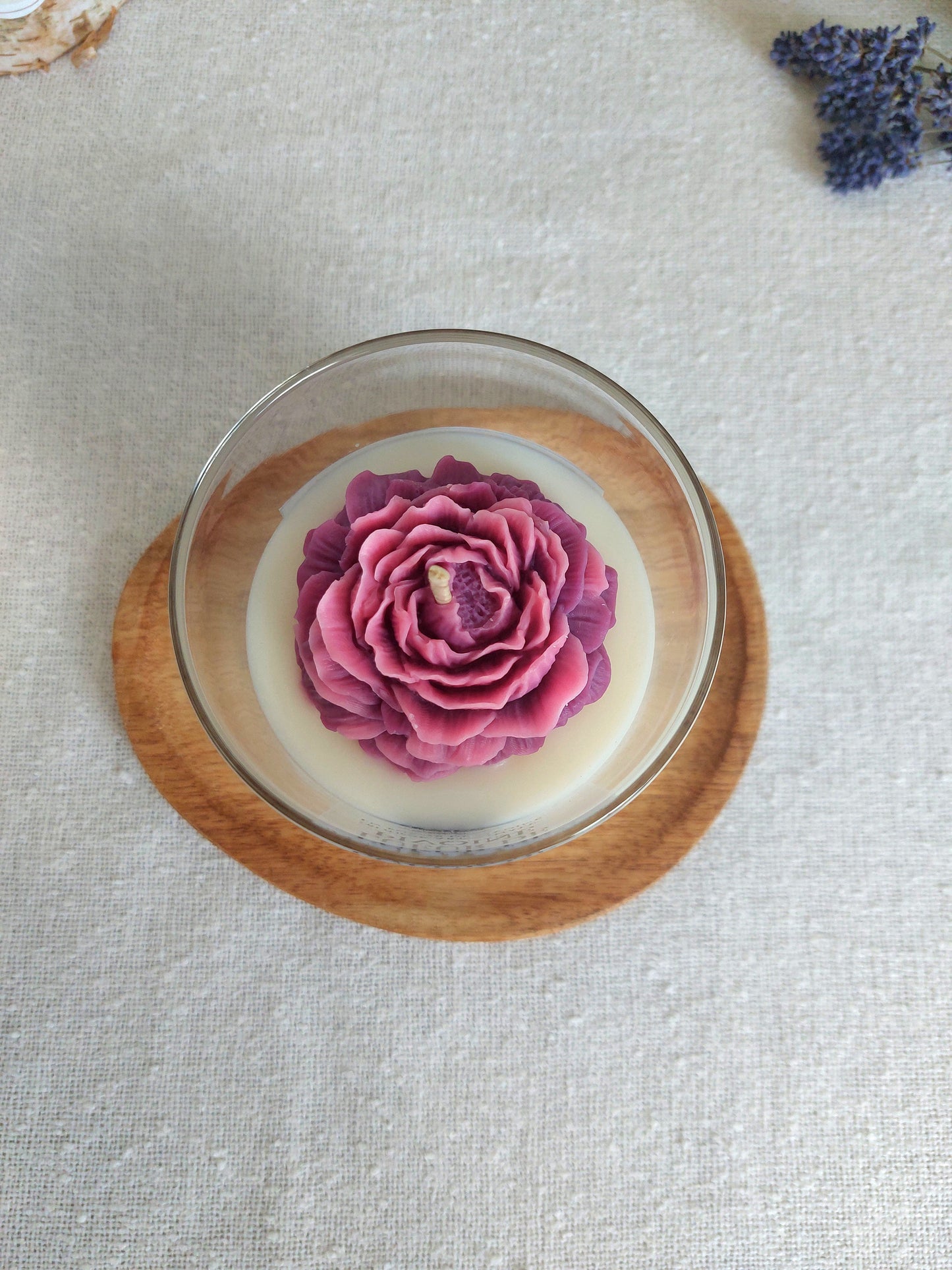 Bougie Grand Format Lueur de Pivoine
