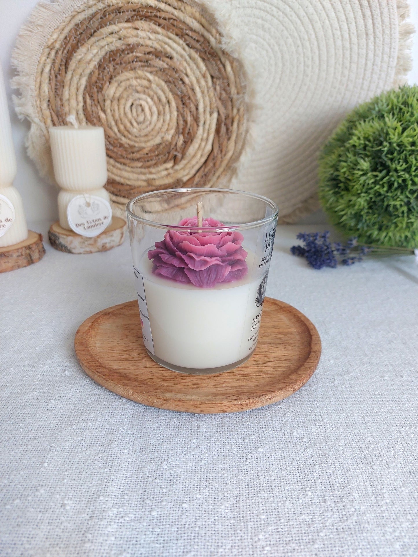 Bougie Grand Format Lueur de Pivoine
