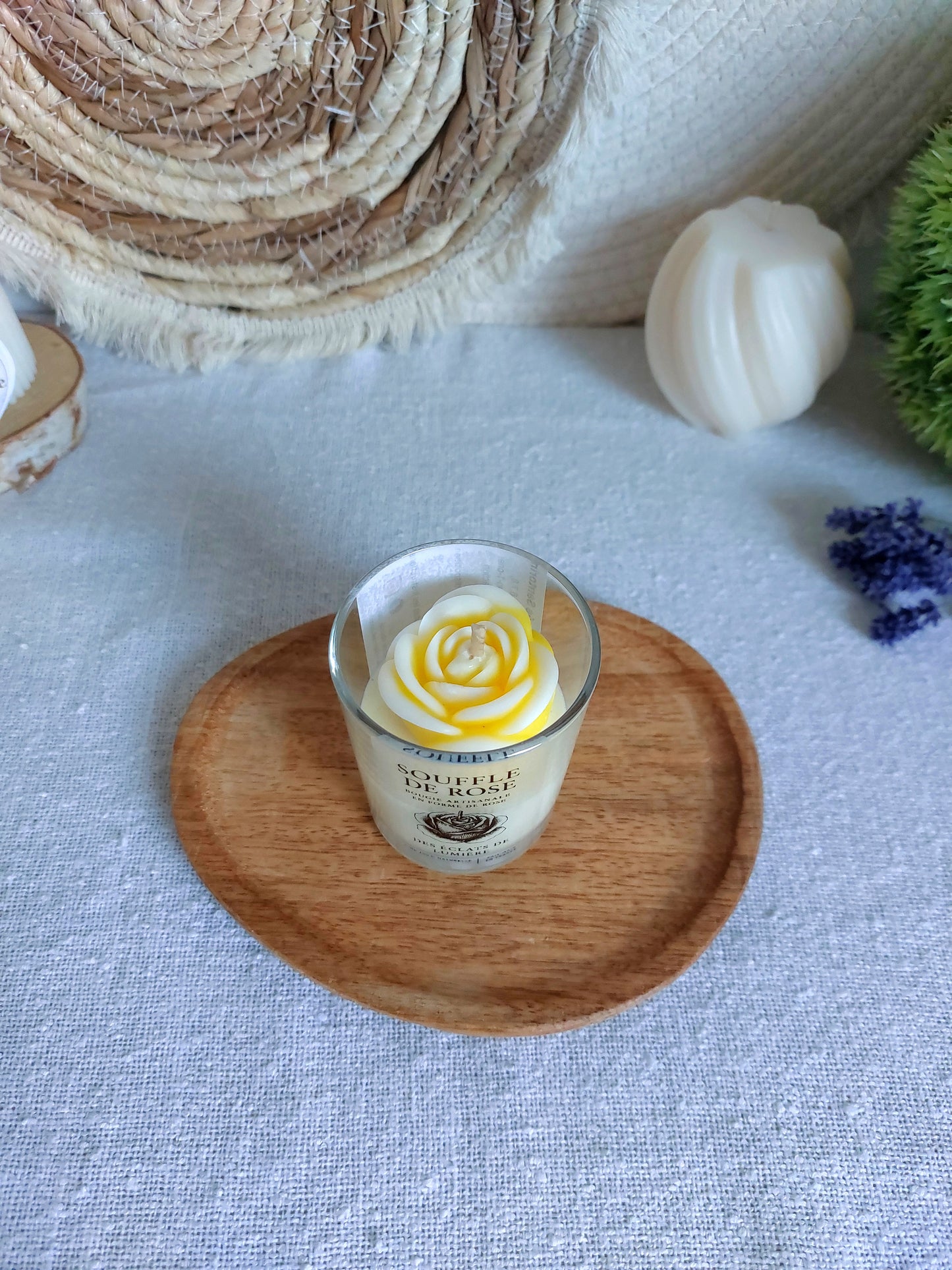 Bougie parfumée Souffle de rose