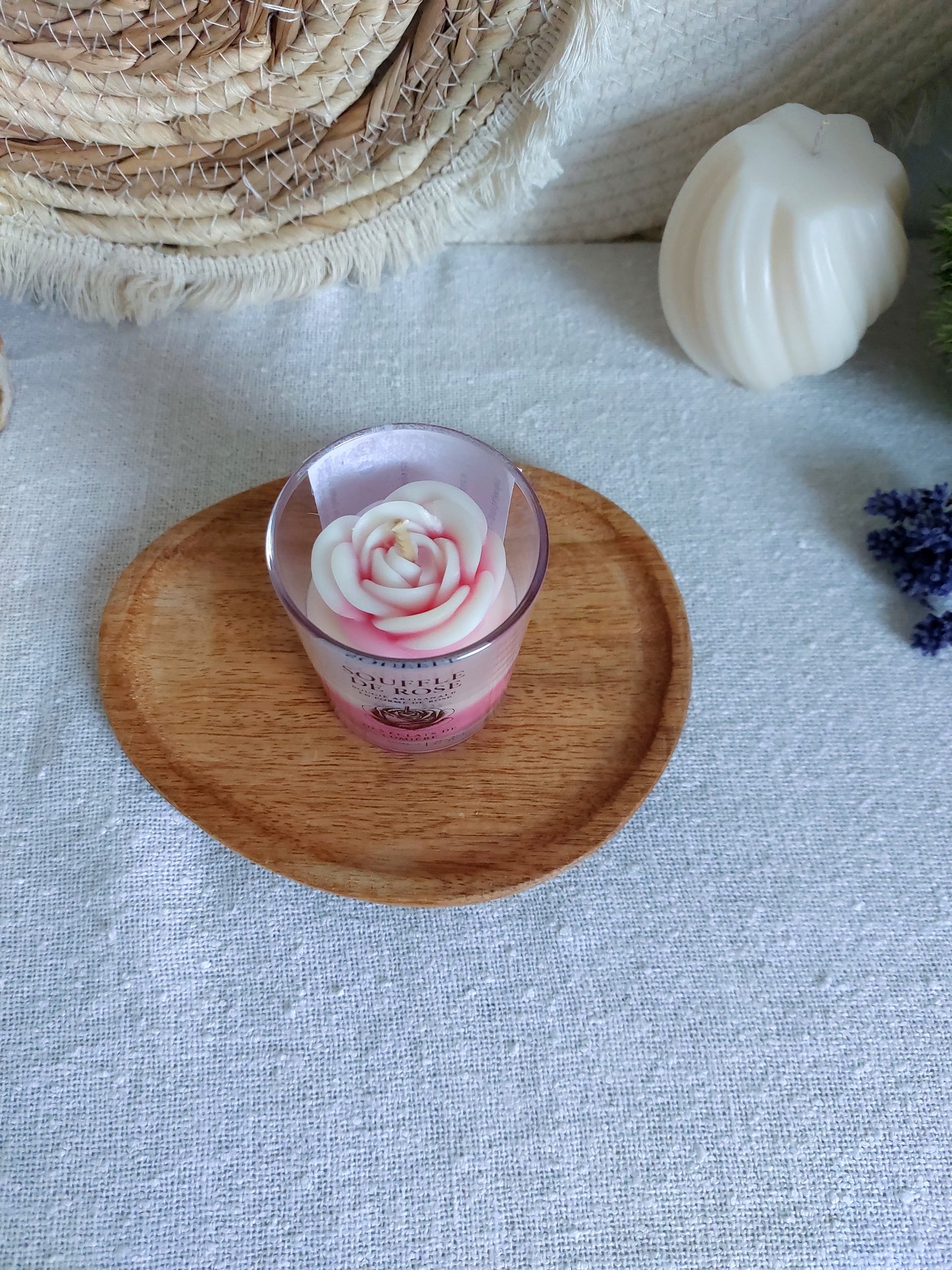 Bougie parfumée Souffle de rose