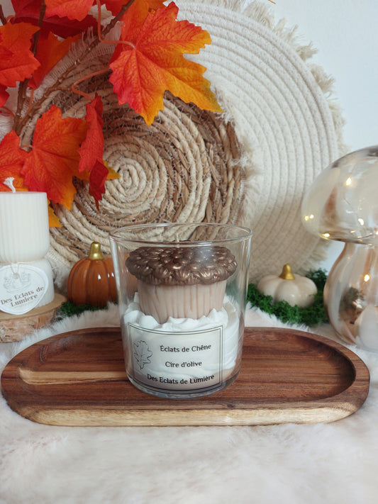Bougie grand format Eclats de Chene gourmand