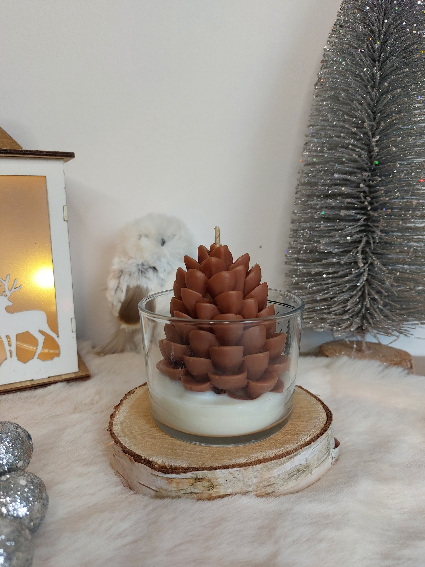 Bougie Eclat de pin Moyen Format