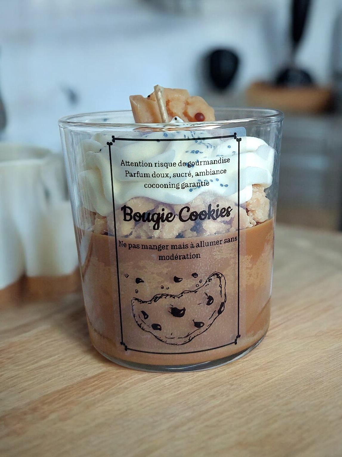 Bougie Grand format Cookies
