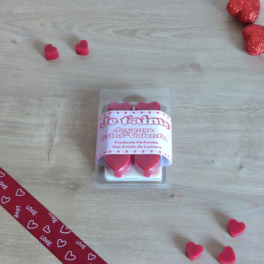 Fondants Coeur Saint valentin format Clamshell