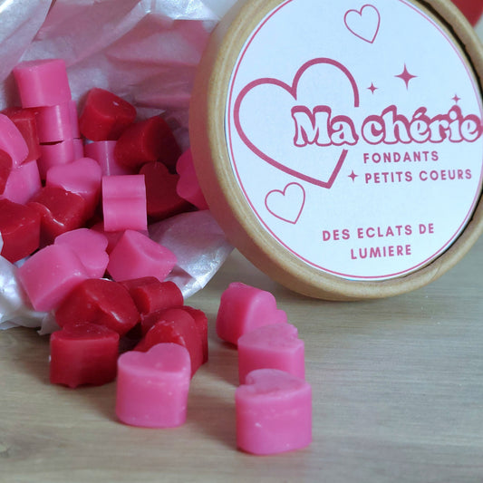 Box fondants petits coeurs Saint-Valentin