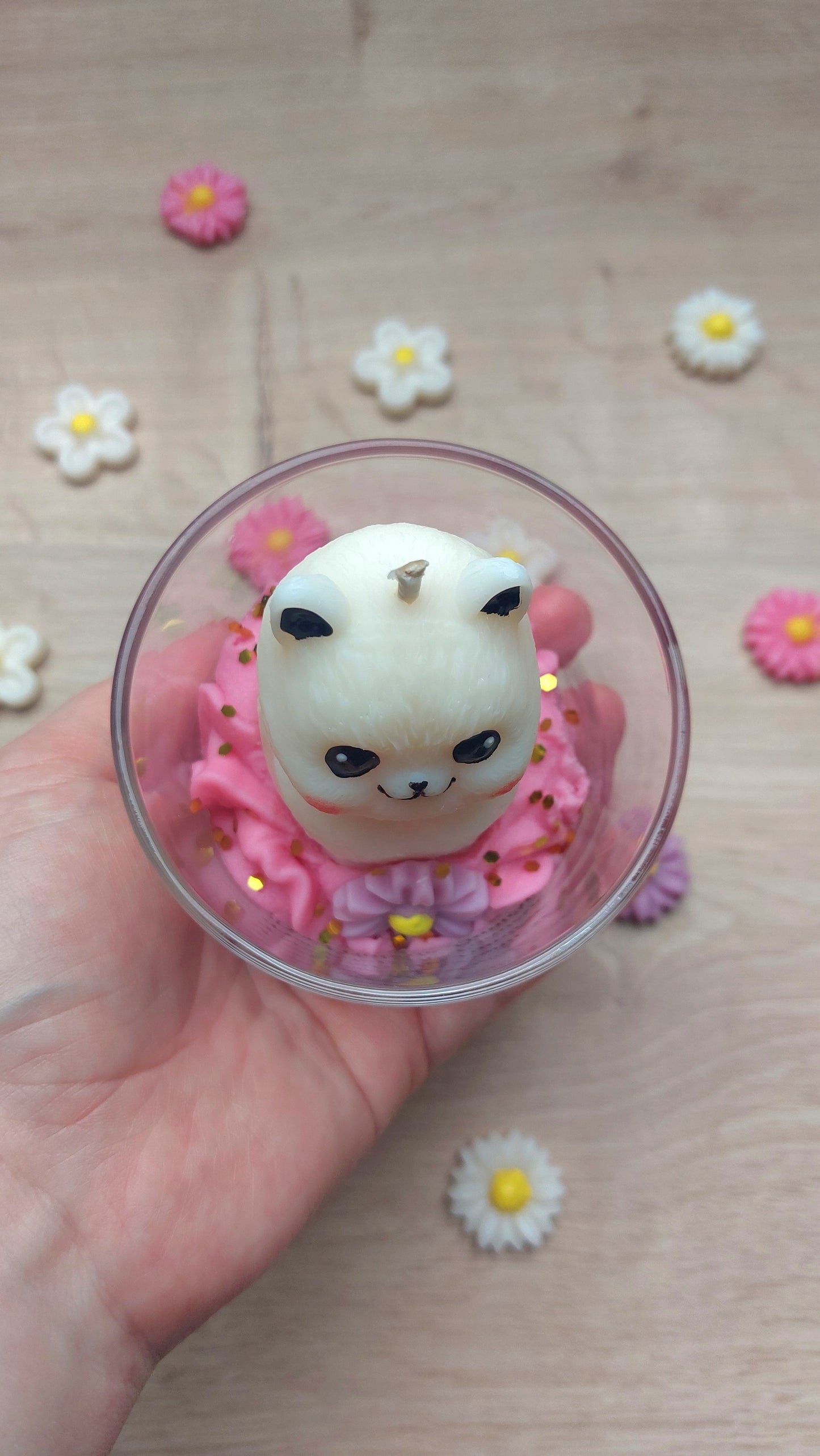 Bougie Moyen Format Chat de printemps