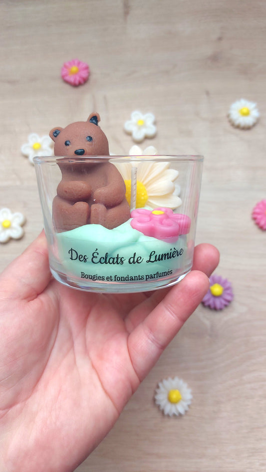 Bougie Ours printemps